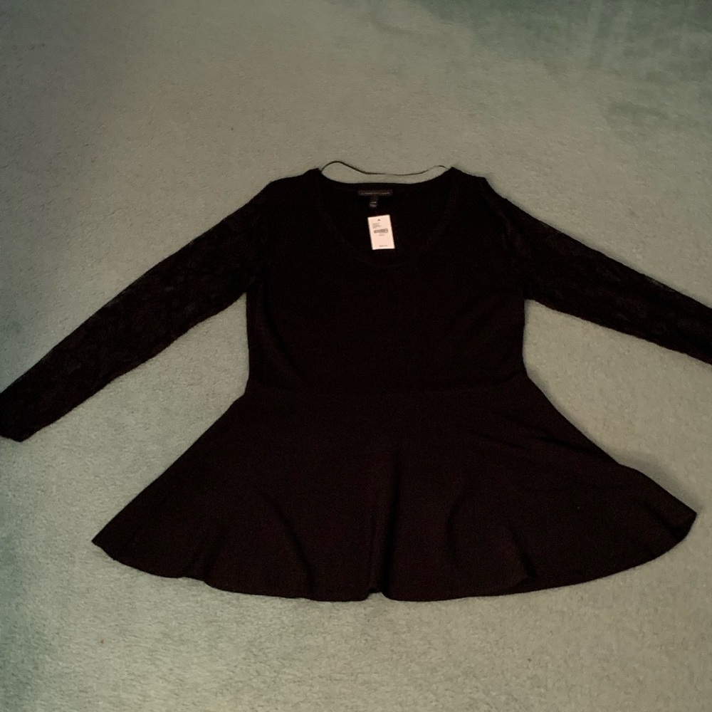 Peplum Black shirt
